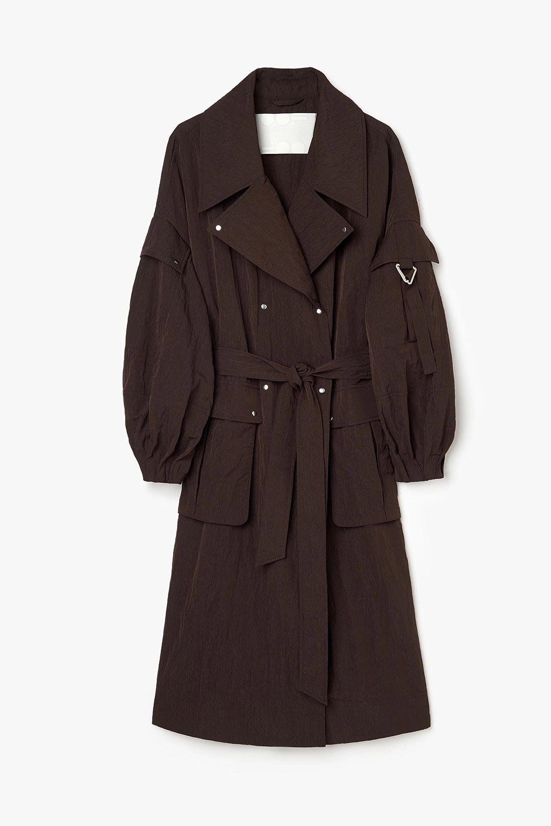 Trench in nylon fondente OFJA9276 0690 OOF WEAR 