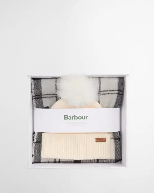 Set regalo Berretto Dover & Sciarpa Hailes LGS0054 GY31 BARBOUR 