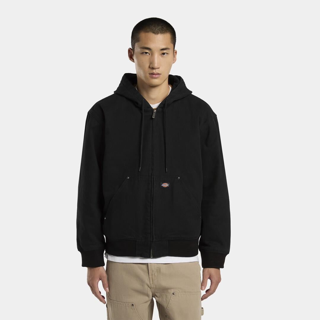 Giacca canvas con cappuccio Hilham DK0A87O5 BLK1 DICKIES 