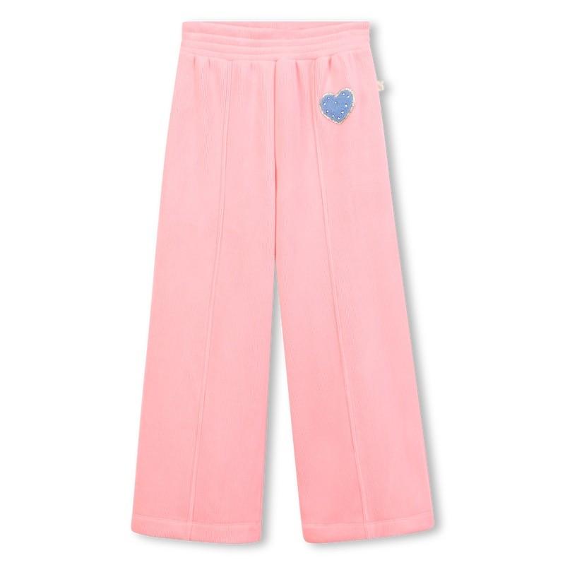 Pantaloni in velluto fluo U21593 408 BILLIEBLUSH 