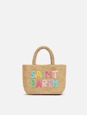 Borsa Beach mini in raffia RAFB003 00351L MC2 SAINT BARTH 