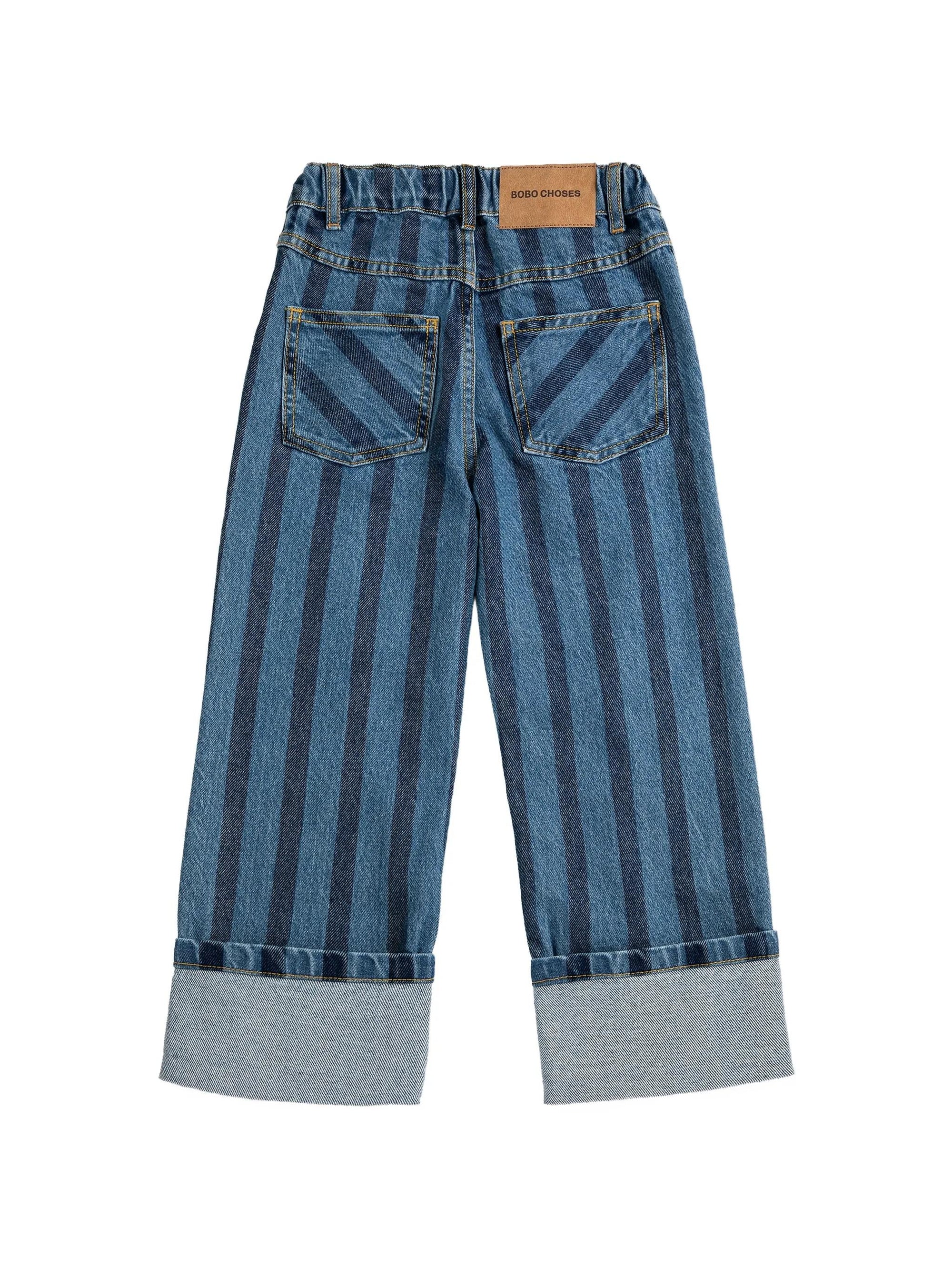 Pantaloni a righe B126AC099 411 BOBO CHOSES 
