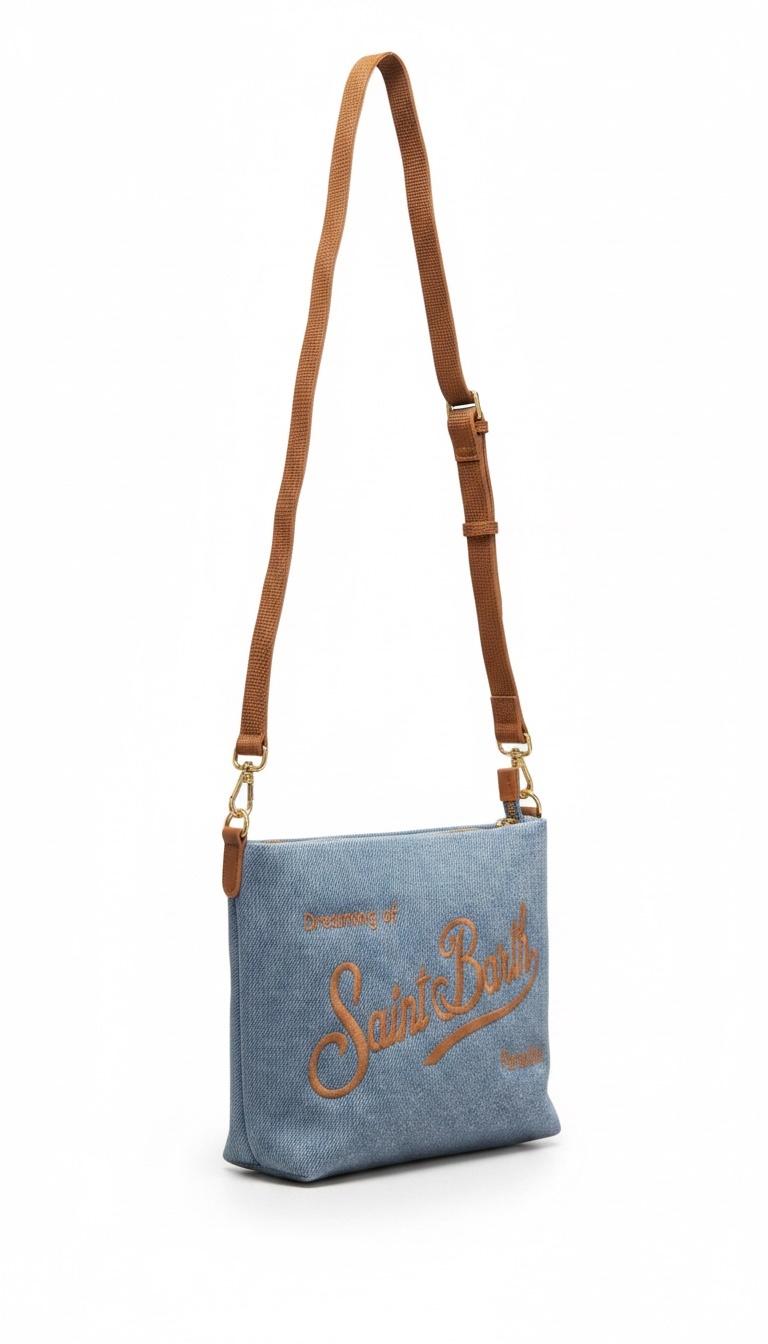 Borsa Aline in denim ALI0034 01515L MC2 SAINT BARTH 