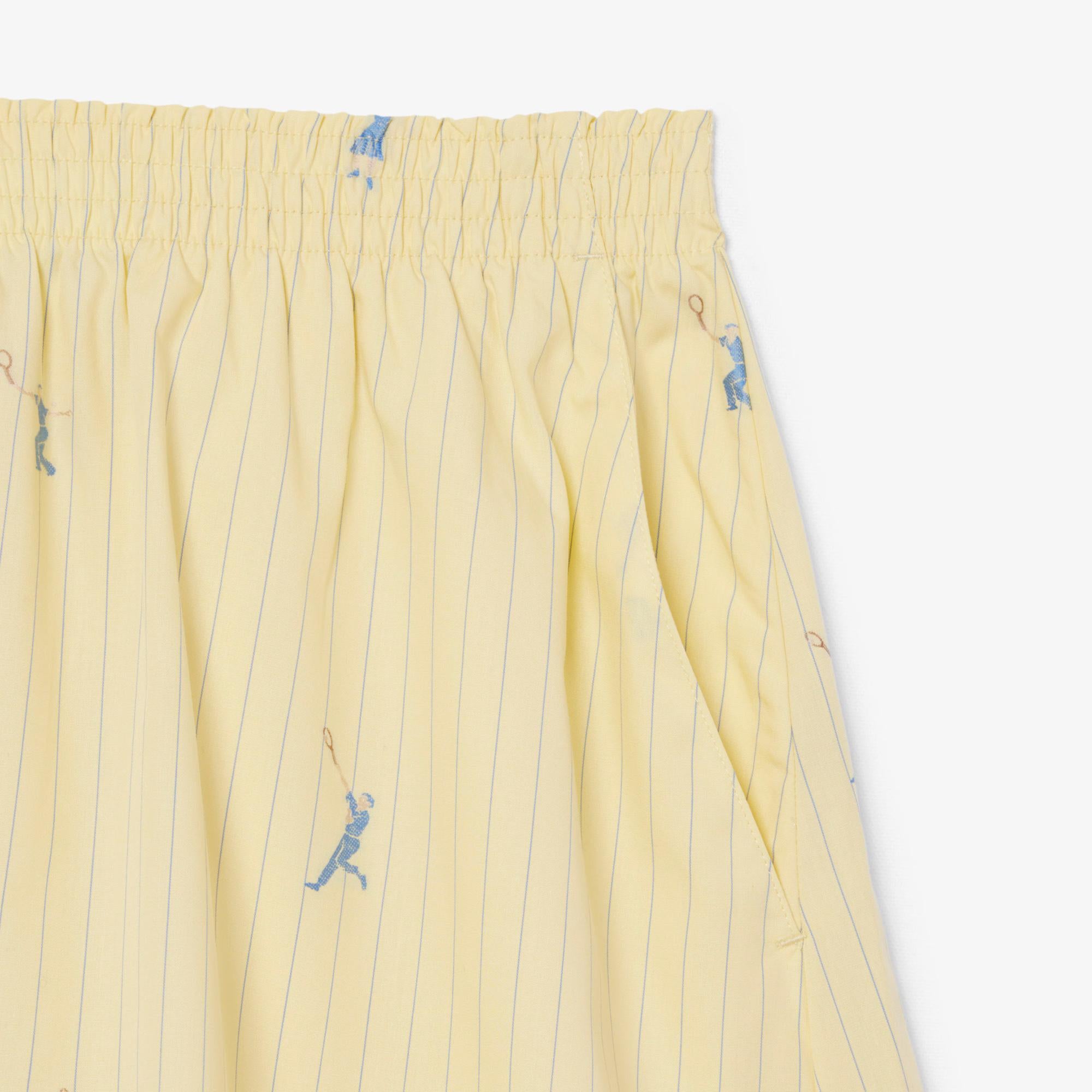 Boxer in popeline di cotone jacquard FF1034 2IA LACOSTE 