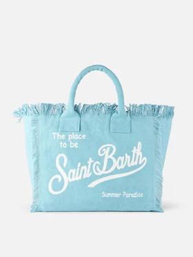 Borsa a spalla Vanity in canvas di cotone VANI001 00099H MC2 SAINT BARTH 