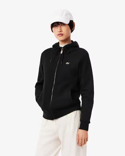 Felpa con cappuccio in pile con zip SF5256 031 LACOSTE 