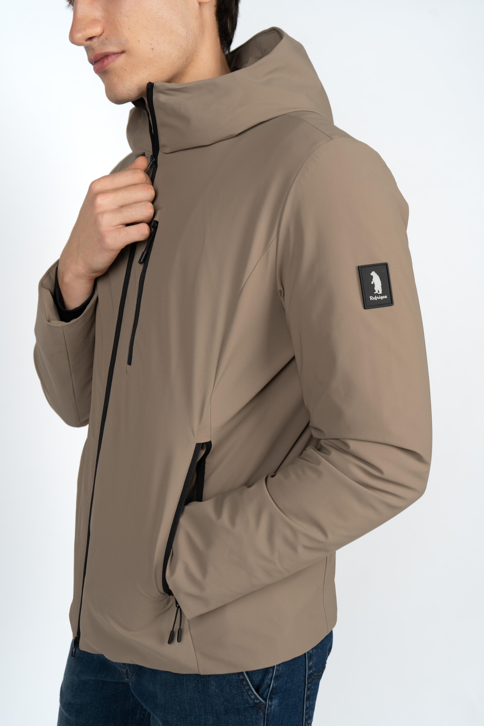 Giubbino Rood 2811O00111 TAUPE REFRIGUE 