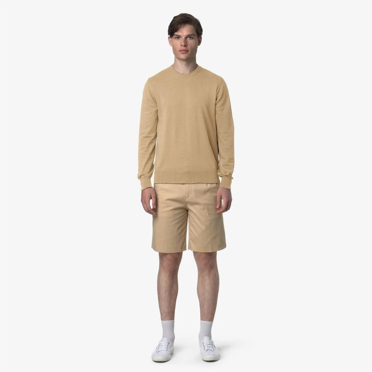 Bermuda chino da uomo beige K6133PW WBJ K-WAY 
