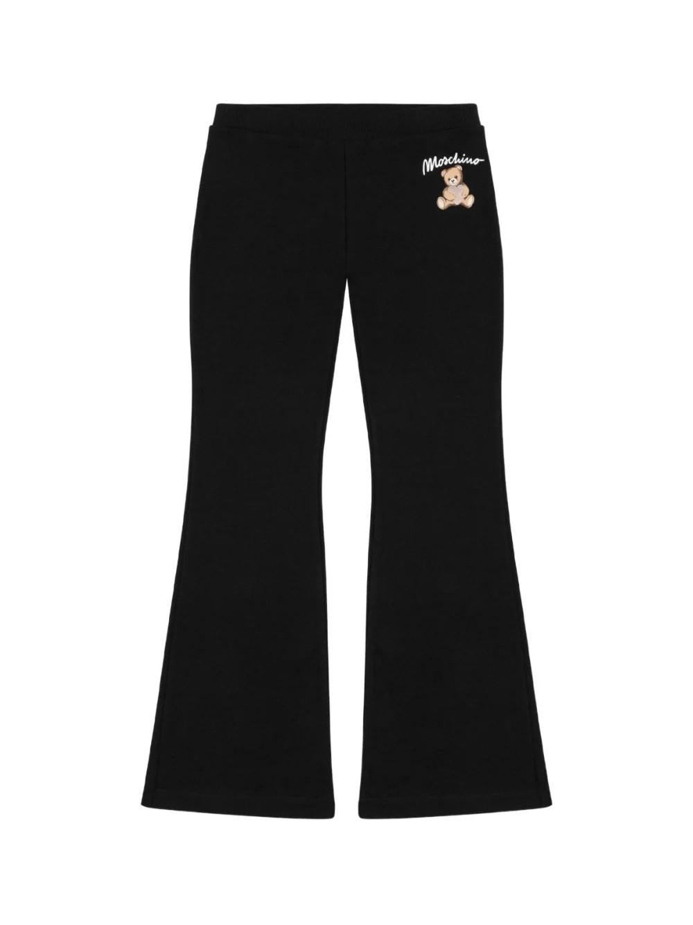 Pantaloni sportivi con stampa con logo HCP050LDA14 60100A MOSCHINO KID 