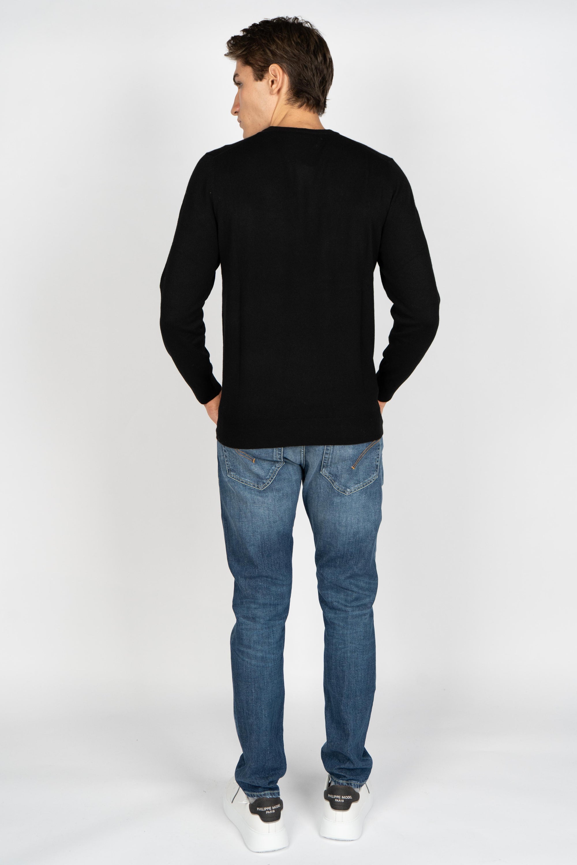 Maglione a girocollo Heron Light con ricamo St. Moritz HER0024 03036I MC2 SAINT BARTH 