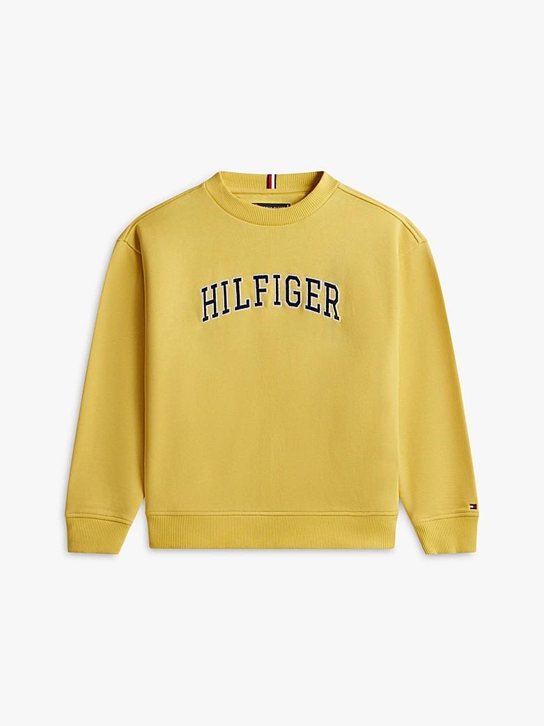 Felpa in spugna con logo KB0KB10404T ZGP TOMMY HILFIGER 