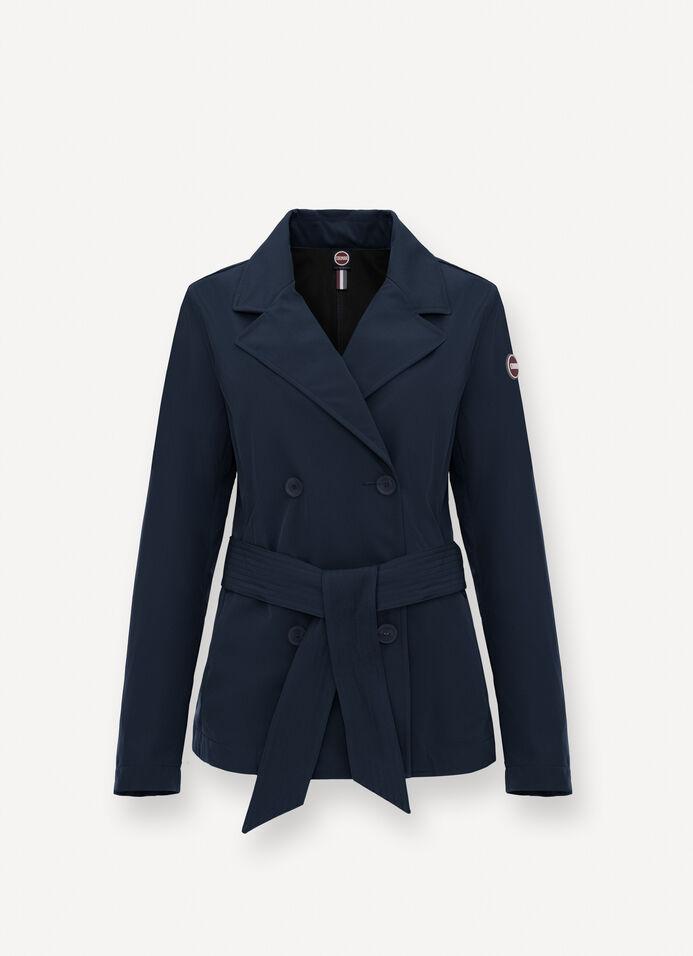 Trench corto in softshell con cintura 19006WV 99 COLMAR 