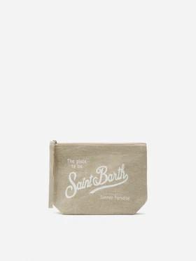 Pochette Aline in lino ALI0004 01139L MC2 SAINT BARTH 
