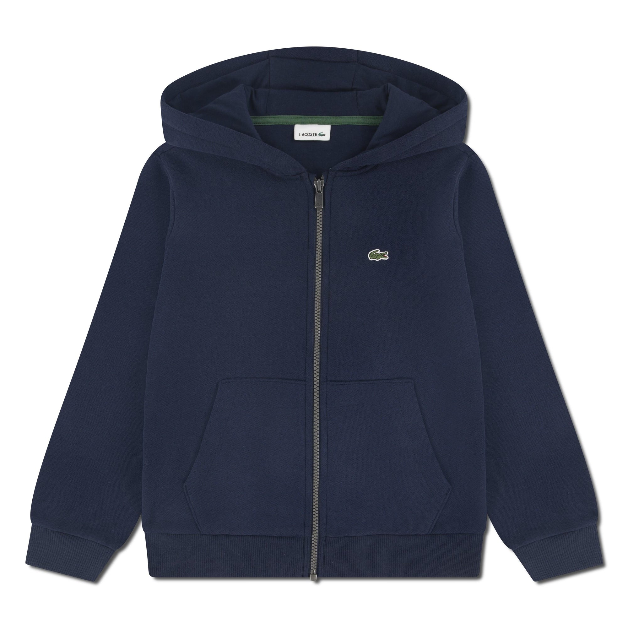 Felpa con cappuccio e zip in pile 947027 UGW LACOSTE 
