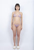 Bikini classico a triangolo Sagittarius Miami con stampa floreale rosa