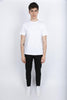 T-Shirt sportiva Tartan bianco Barbour
