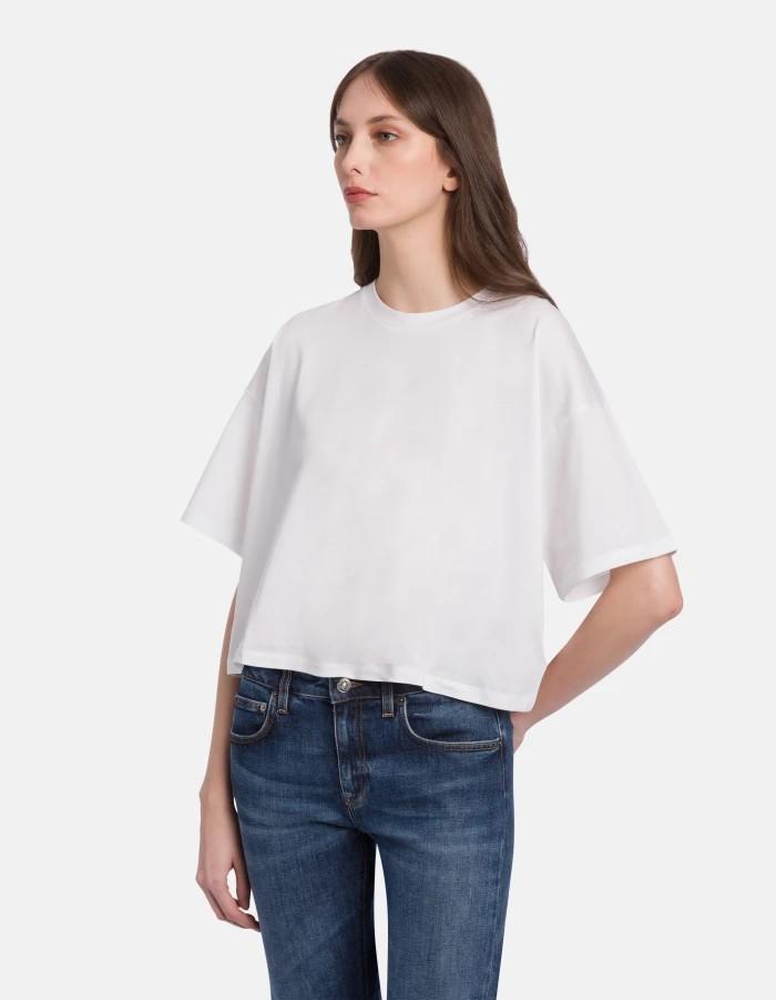 T-shirt girocollo DS077JF0350DXXX 000 DONDUP 