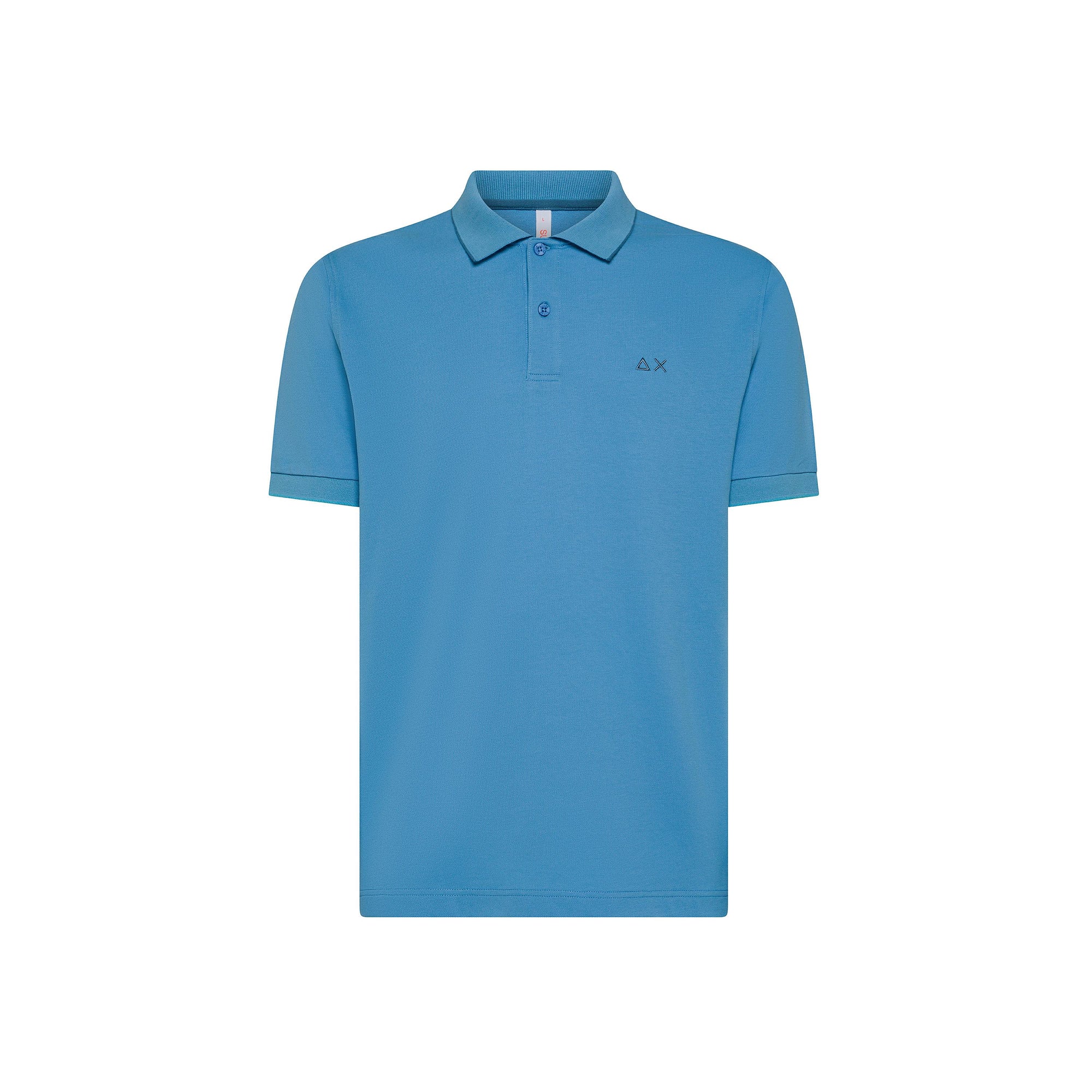 Polo con riga a contrasto A35110 56 SUN68 