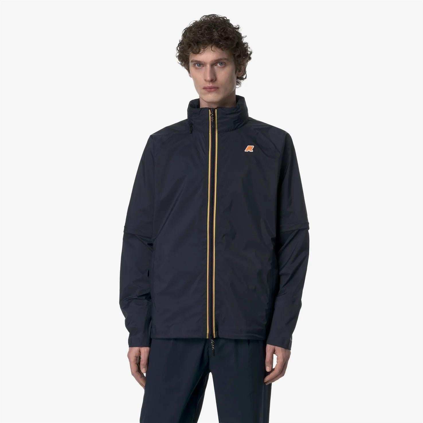 Giacca Mid da Golf Uomo Blu con Tessuto Impermeabile e Traspirante K11618W K89 K-WAY 