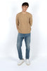 Maglia in lana e cashmere a trecce