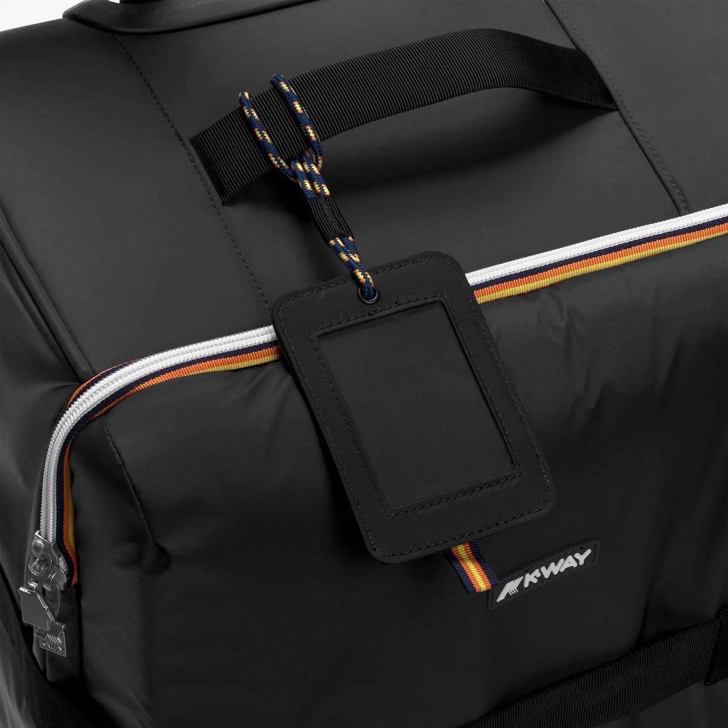 Borsa da Viaggio Trolley Unisex Nero con Base Rinforzata K2128NW Y05 K-WAY ACCESSORIES 
