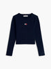 T-shirt heritage extra slim fit a coste