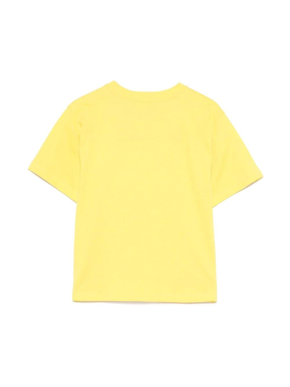 T-shirt con stampa Teddy Bear HMM050LAA02 50577A MOSCHINO KID 
