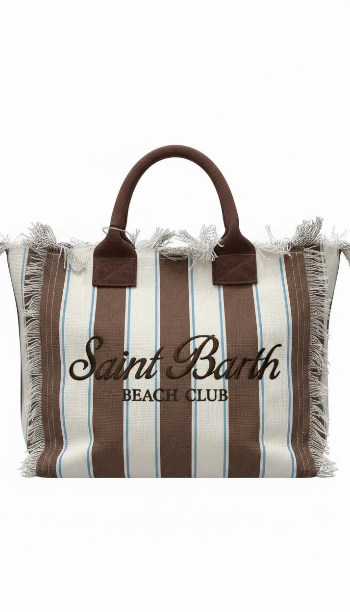 Borsa a spalla Vanity in canvas VANI001 02597L MC2 SAINT BARTH 