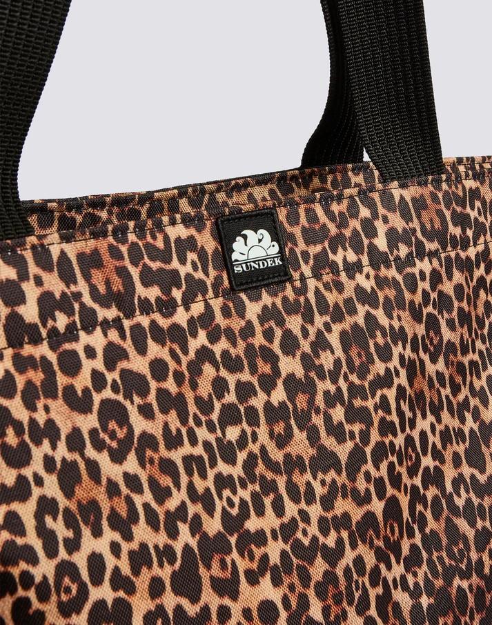 Regular tote bag leopardata AM057ABPS38L A728L SUNDEK 