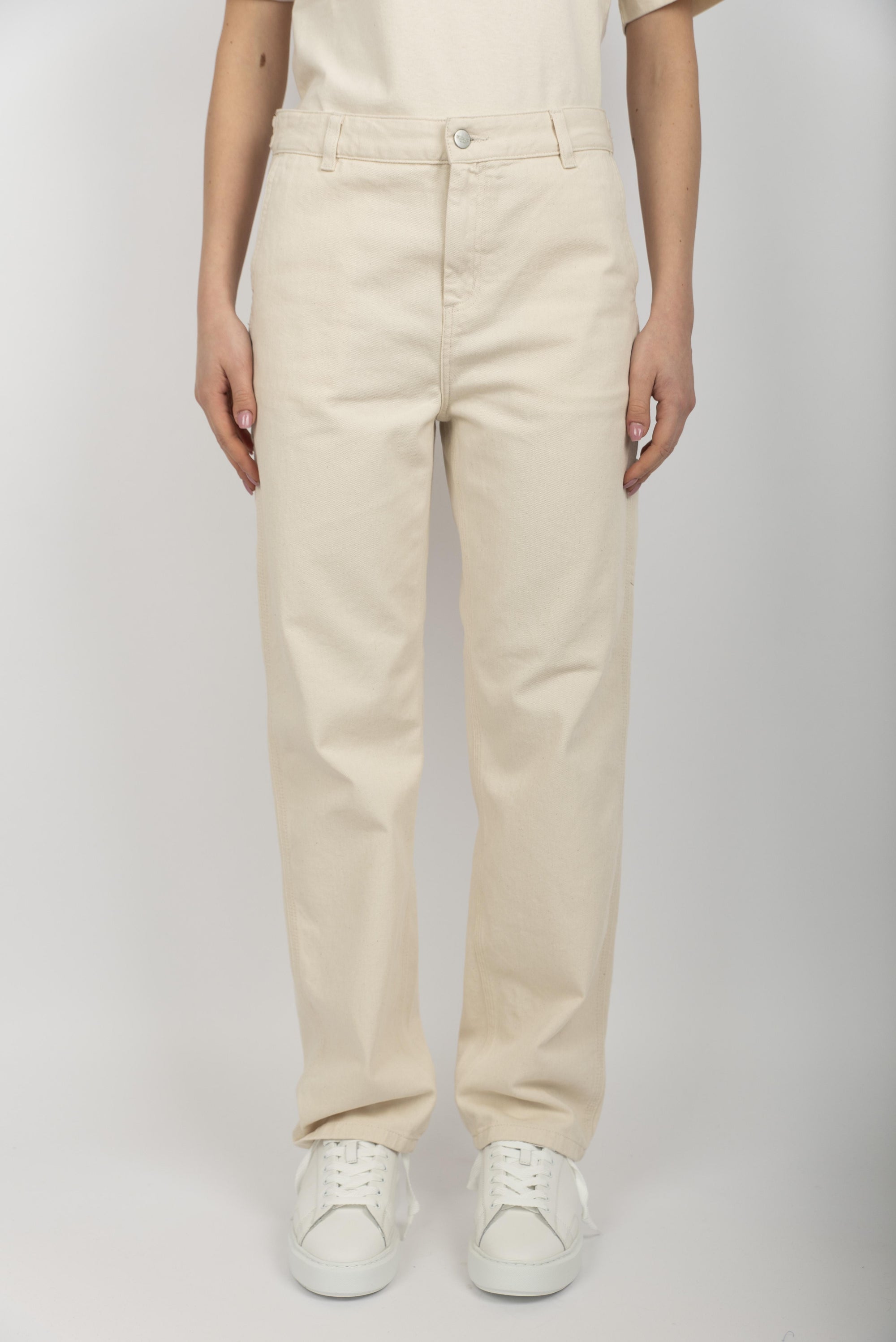 Pantaloni Women's Drewe Pant natural rinsed  I034832 0502 CARHARTT WIP 