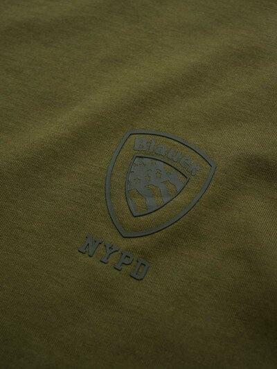 T-shirt con logo in tono 25SBLUH02193 647 BLAUER 