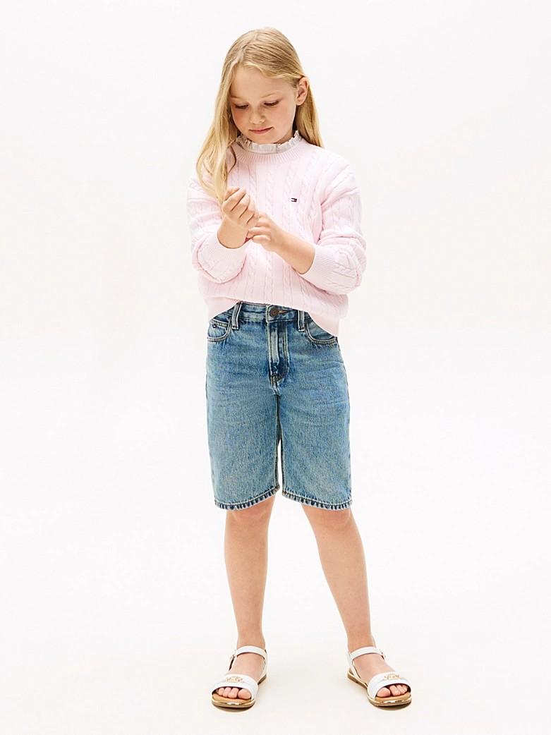 Pullover relaxed fit in maglia intrecciata KG0KG08547J TOG TOMMY HILFIGER 