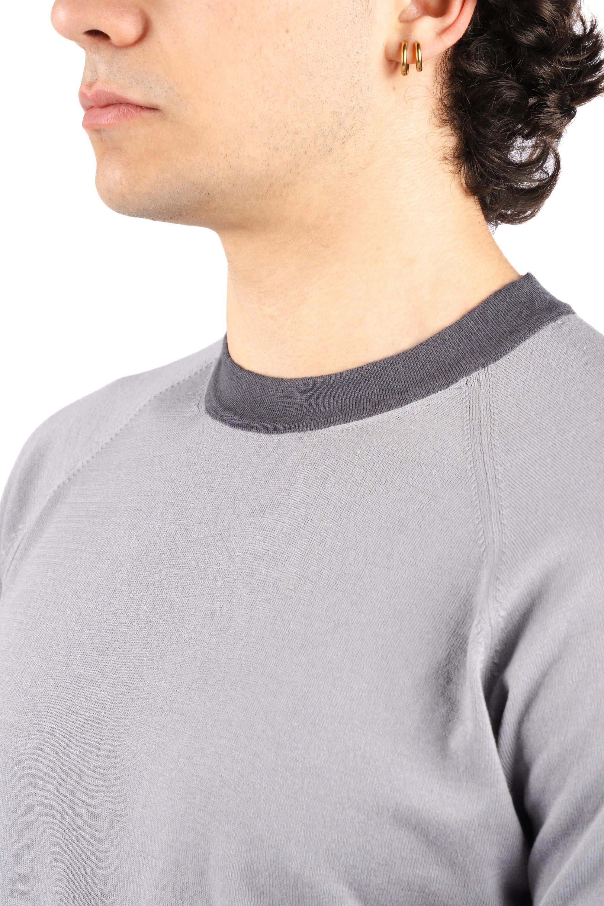 T-shirt in cotone biologico 57181/18045 070 GRAN SASSO 