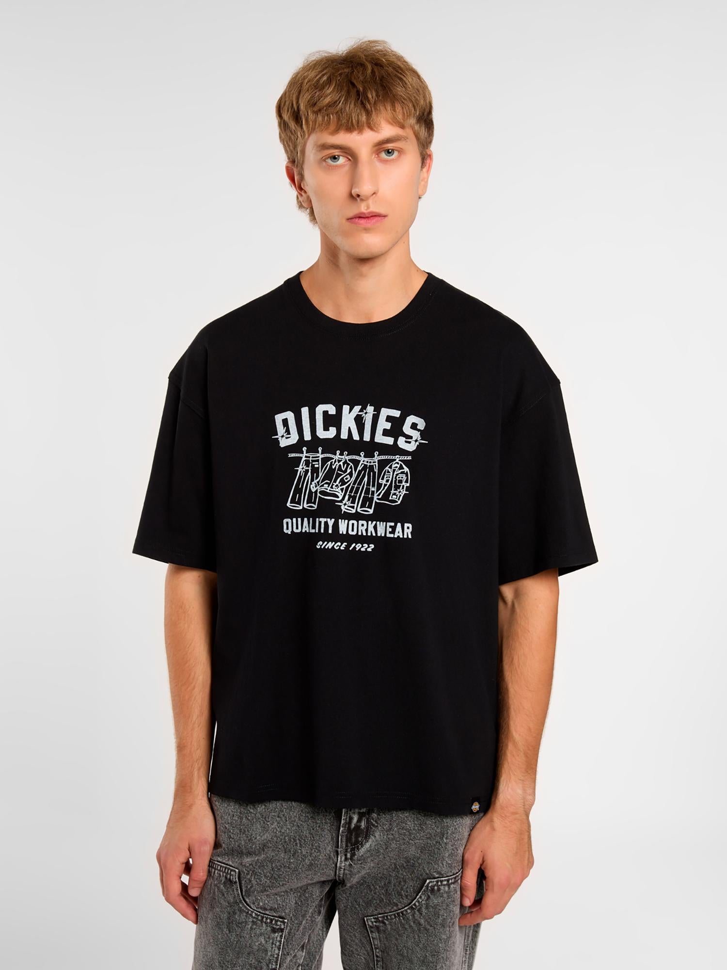 T-shirt Laundry Boxy DK0A4Z97 BLK1 DICKIES 
