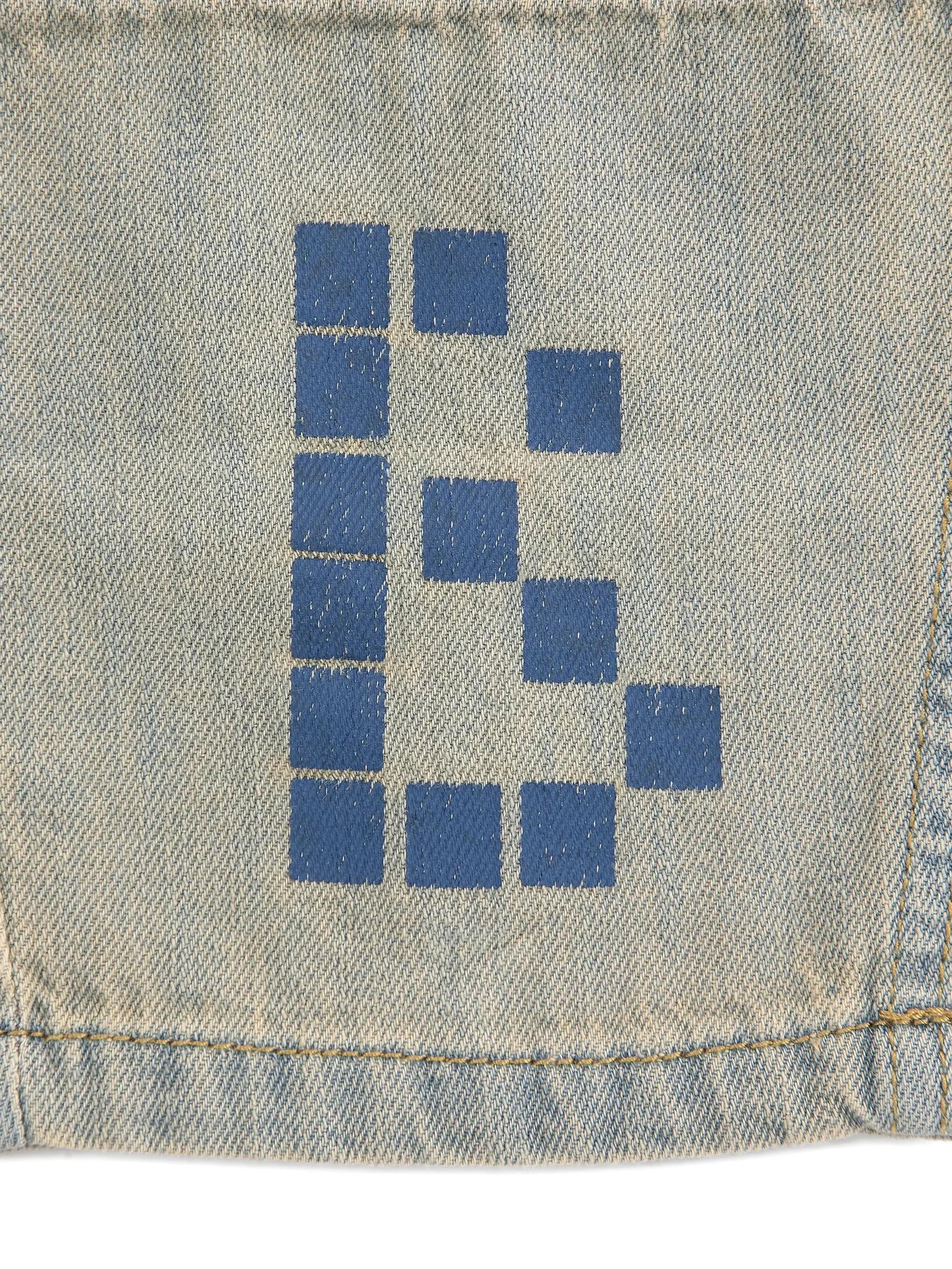 Jeans con stampa logo B126AC098 461 BOBO CHOSES 