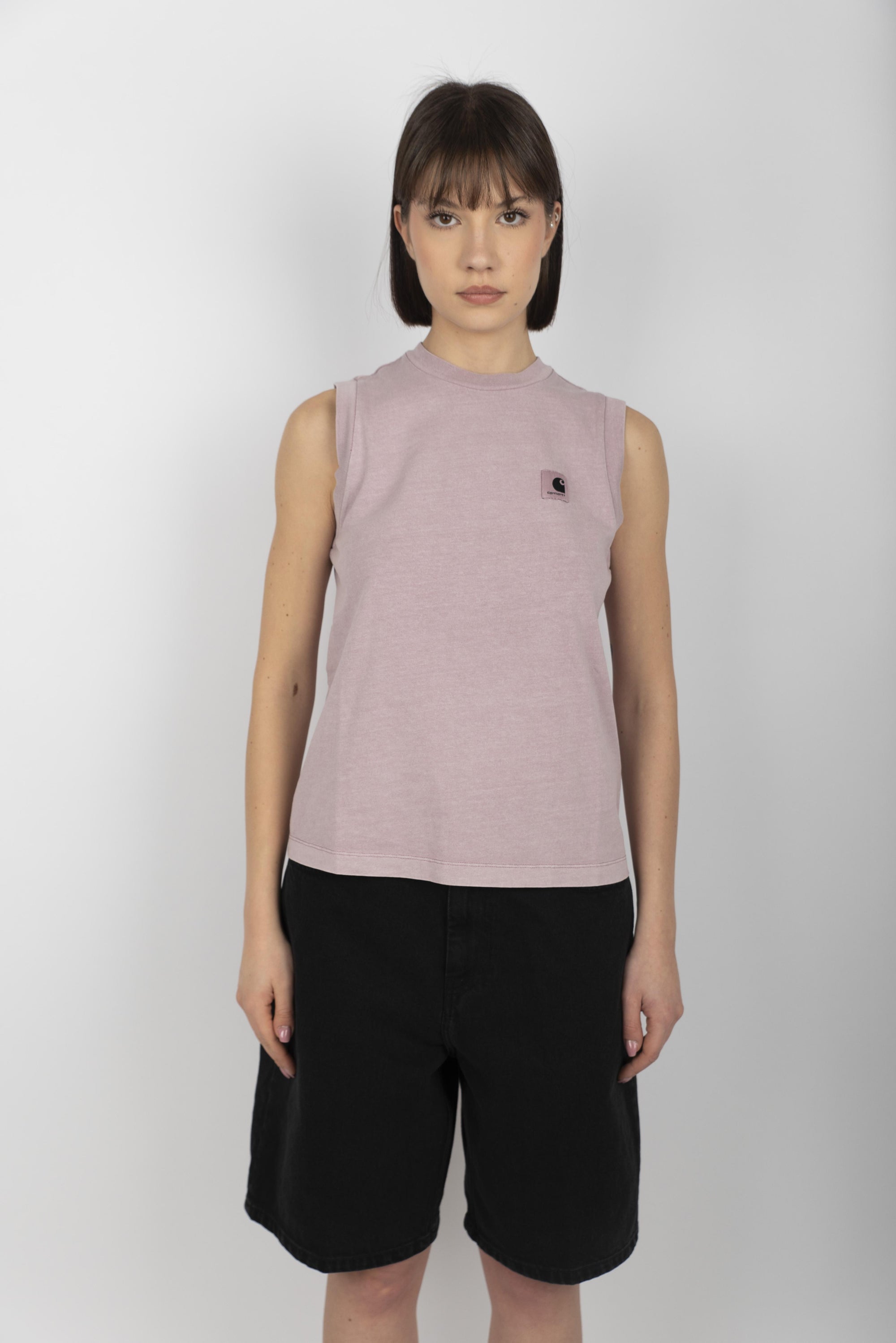 Maglia Women's Nelson A-Shirt hortensia garment dyed  I034514 2P8GD CARHARTT WIP 