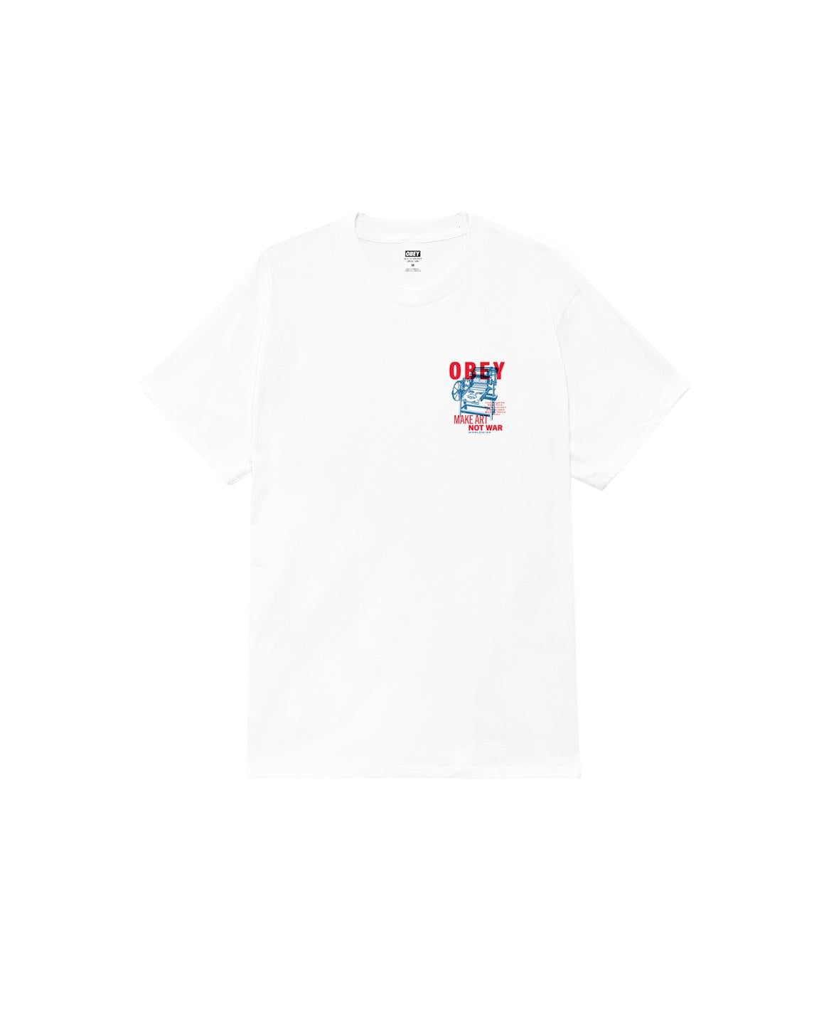 T-shirt girocollo 165264061 WHT OBEY 
