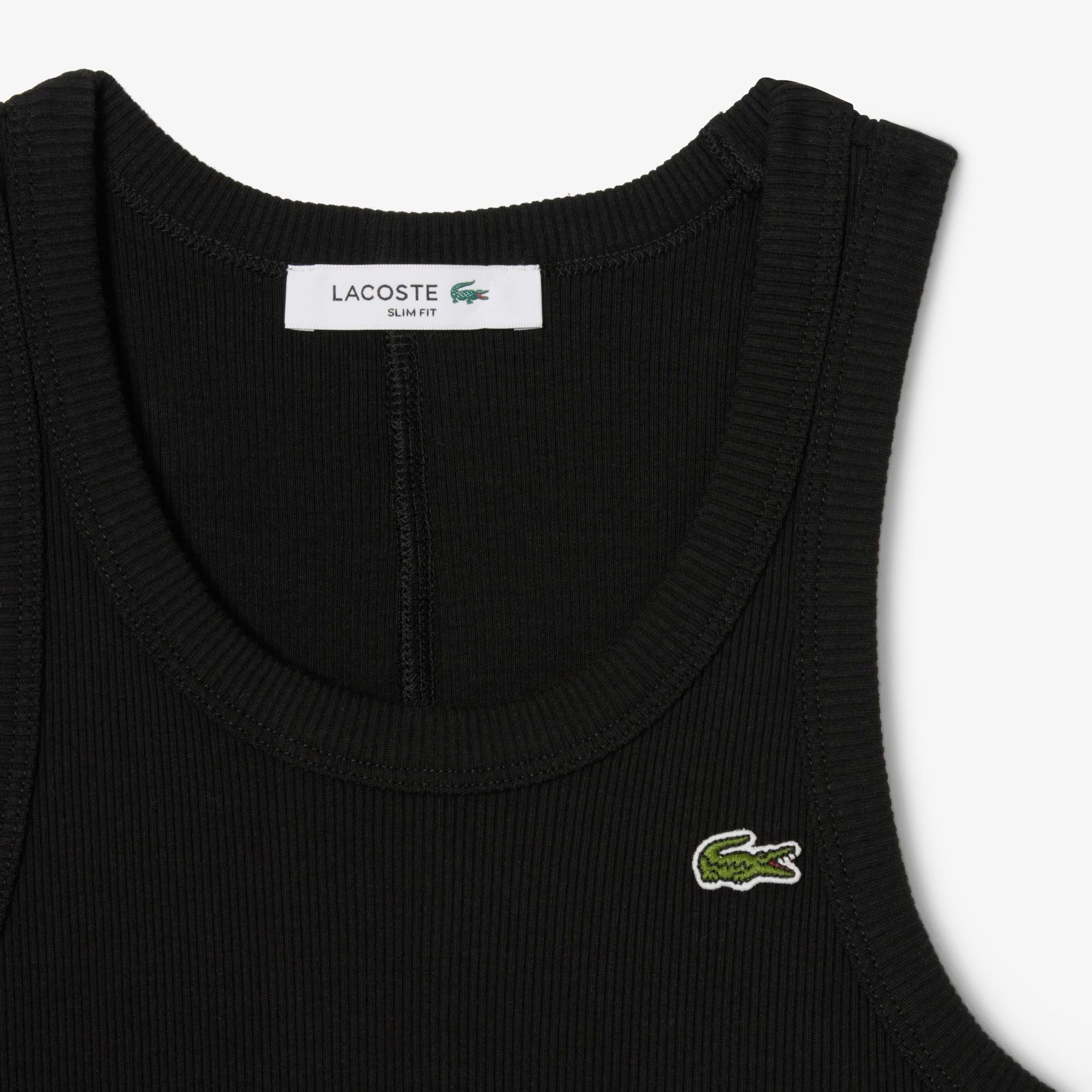 Canotta in cotone slim fit TF5388 031 LACOSTE 