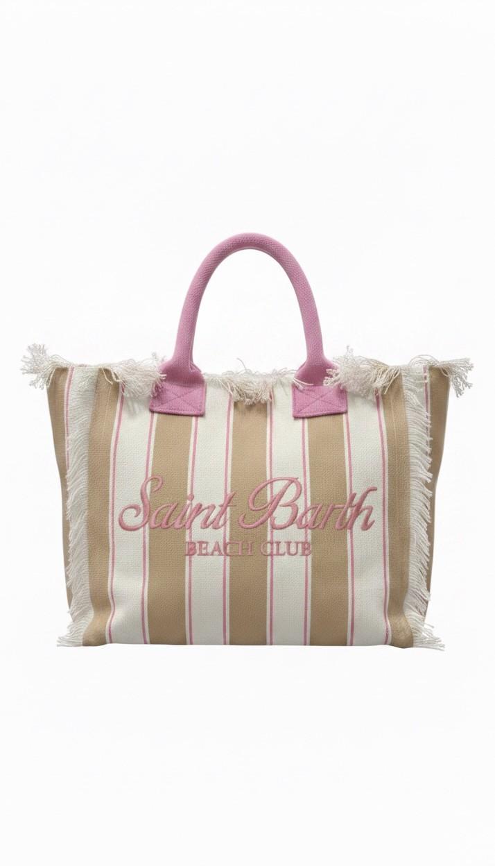 Borsa a spalla Vanity in canvas VANI001 02596L MC2 SAINT BARTH 