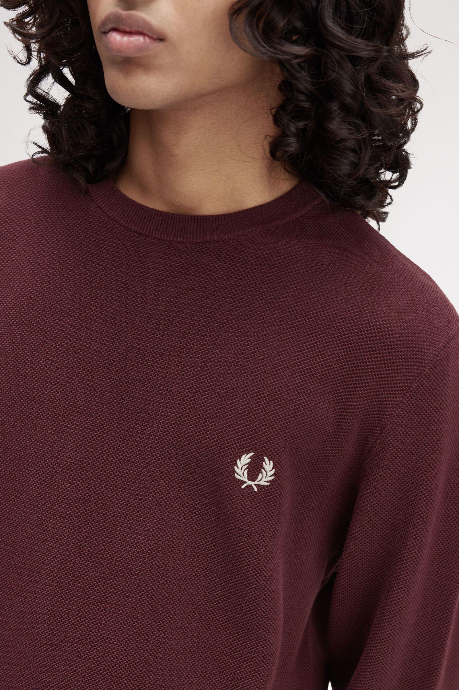 Maglione in piqué K130955 597 FRED PERRY 