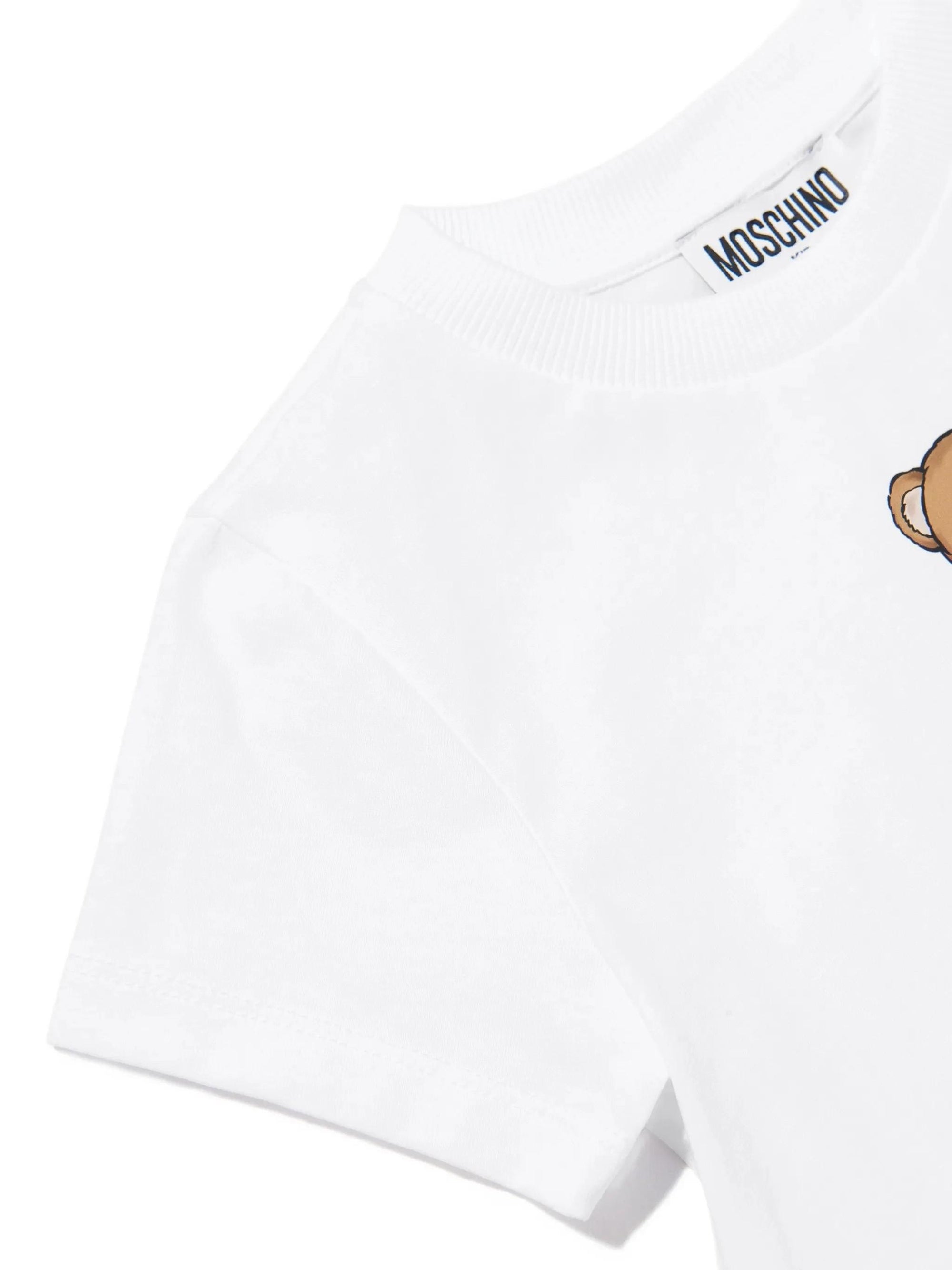 T-shirt teddy bear HGM06KLAA02 10101 MOSCHINO KID 