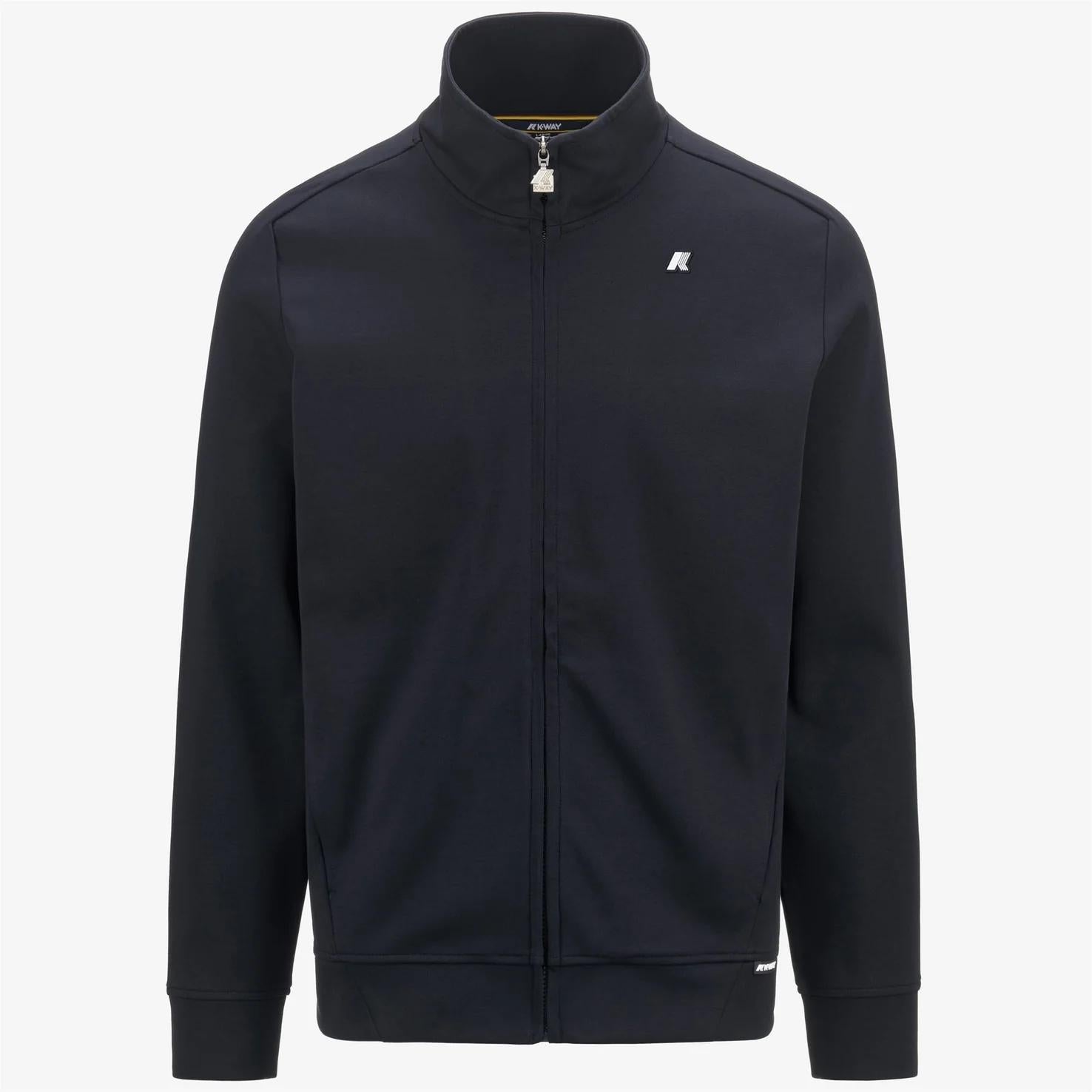 Giacca in pile athleisure da uomo blu K81369W K89 K-WAY 