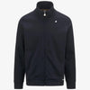 Giacca in pile athleisure da uomo blu