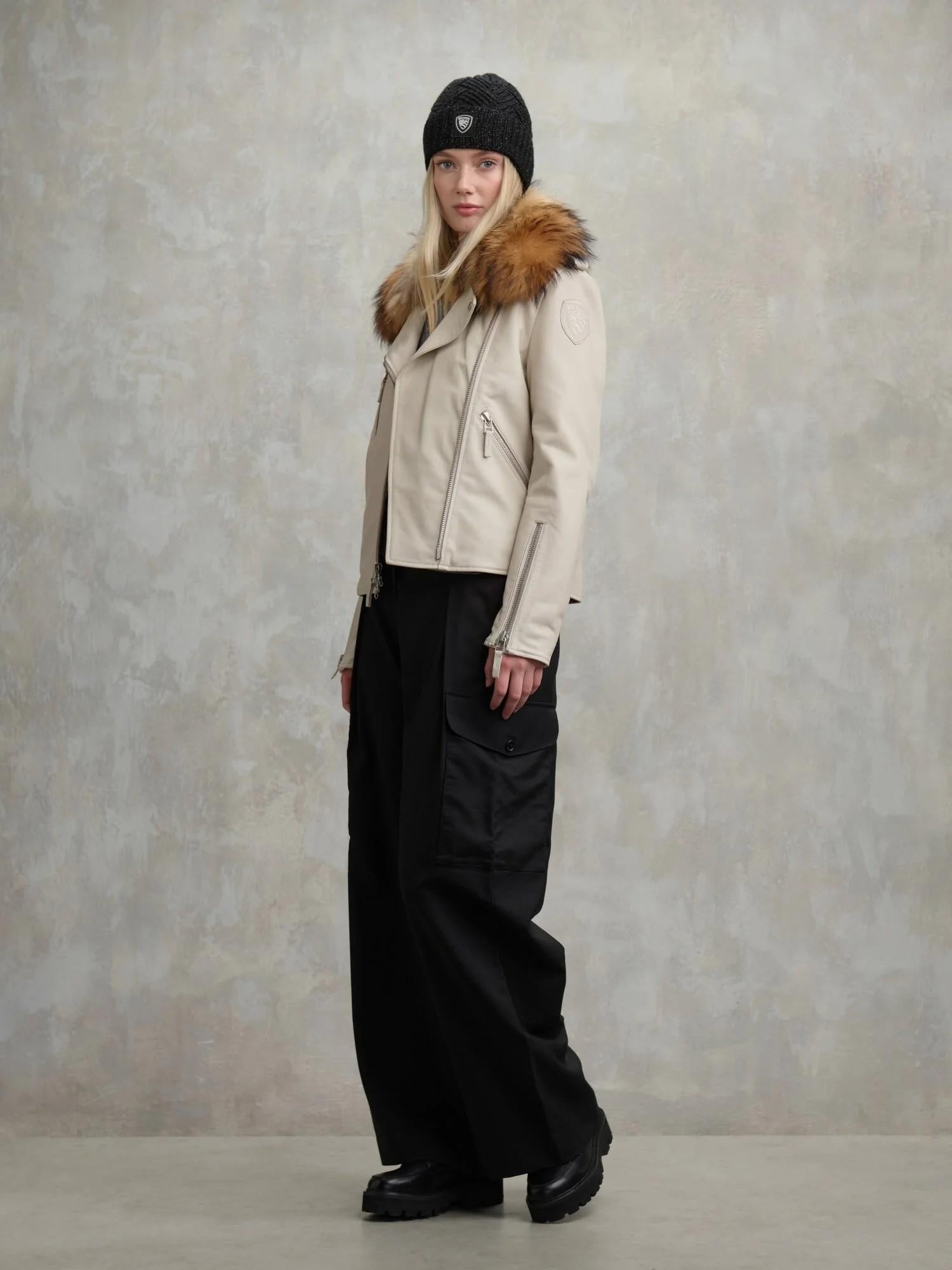 Chiodo con pelliccia Cherry 25WBLDL01340 129 BLAUER 