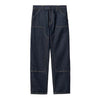 Double Knee Pant blu rinsed