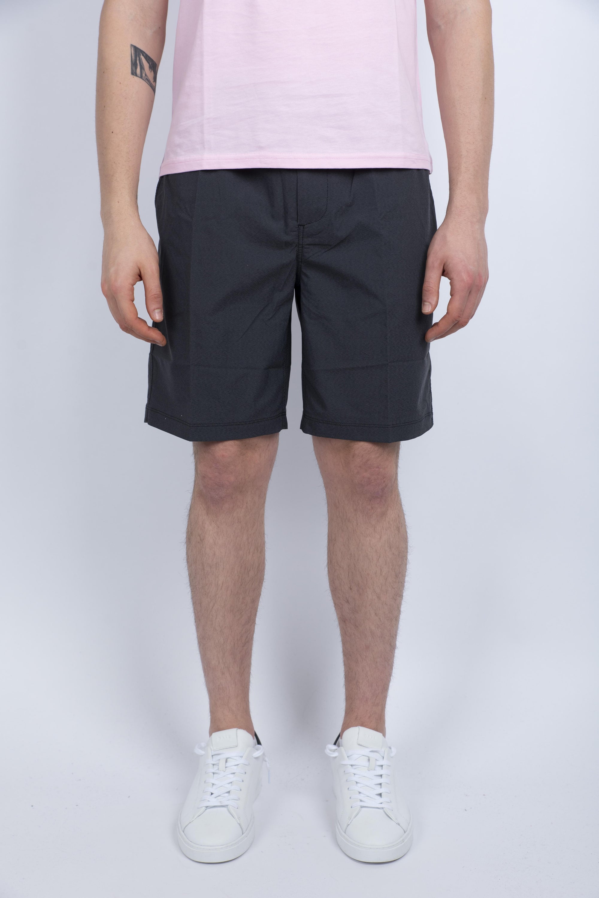 Shorts cargo in tessuto Quick Dry Nero M009WKP8700 00401 SUNDEK 