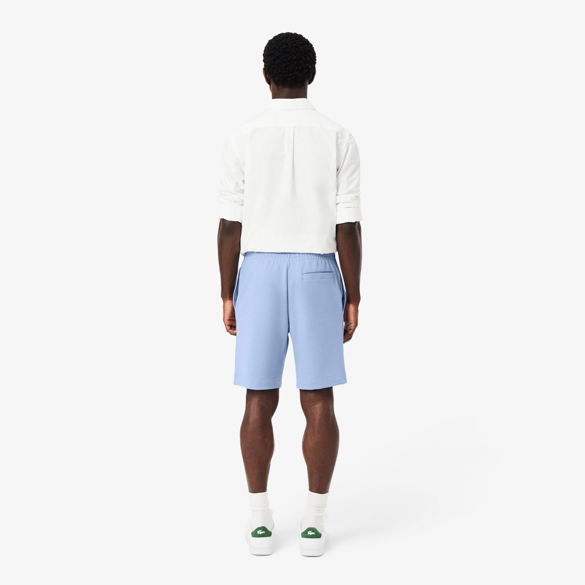 Shorts in tessuto felpato regular fit GH9860 AEY LACOSTE 