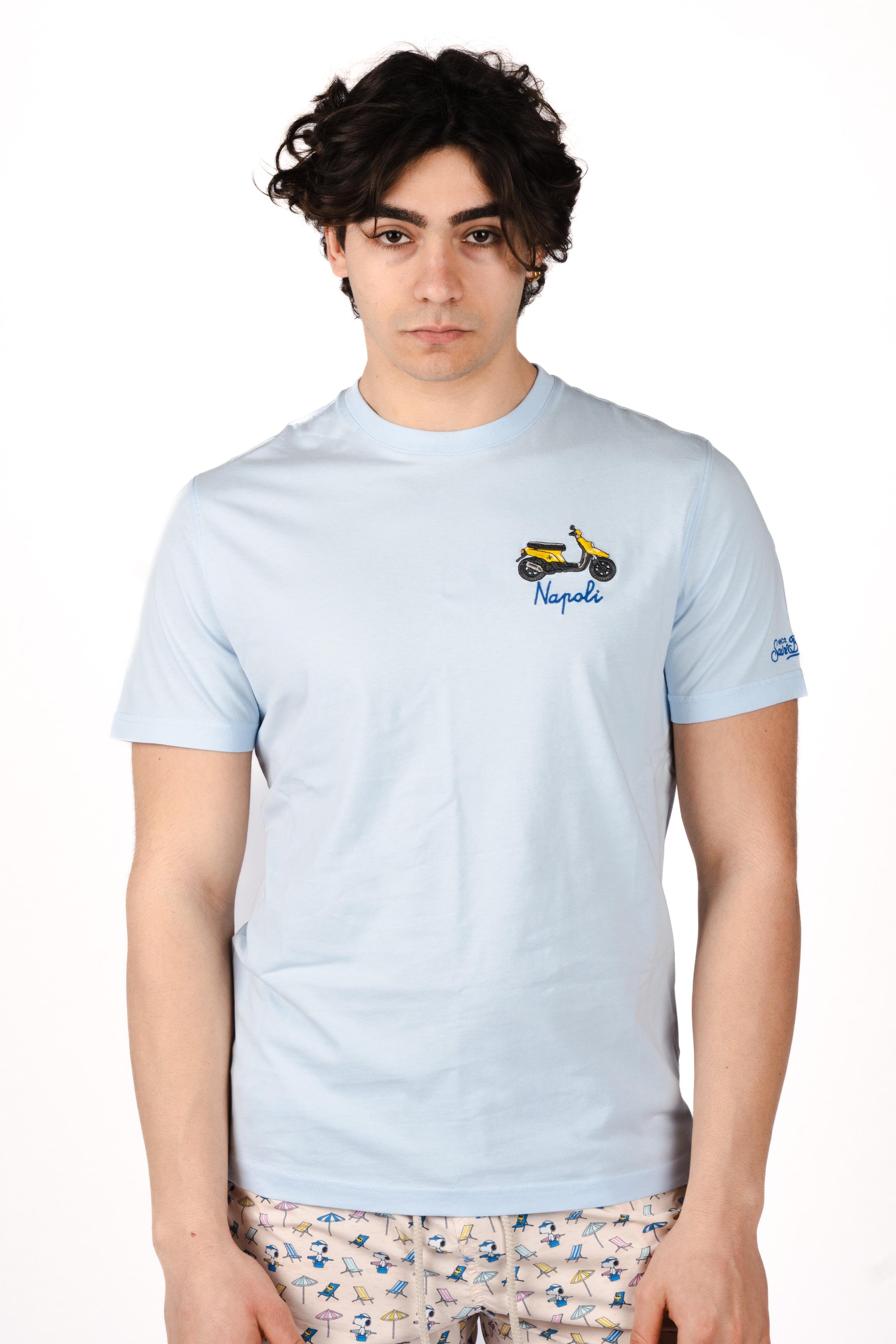 T-shirt Portofino ricamo POT0001 03321L MC2 SAINT BARTH 
