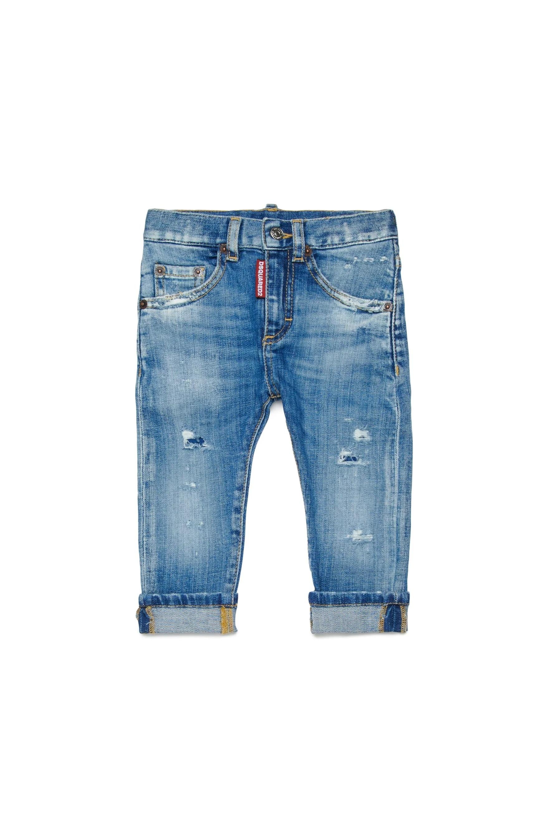 Jeans slim lavaggio blu chiaro DQ01TCD0AFN DQ01 DSQUARED2 
