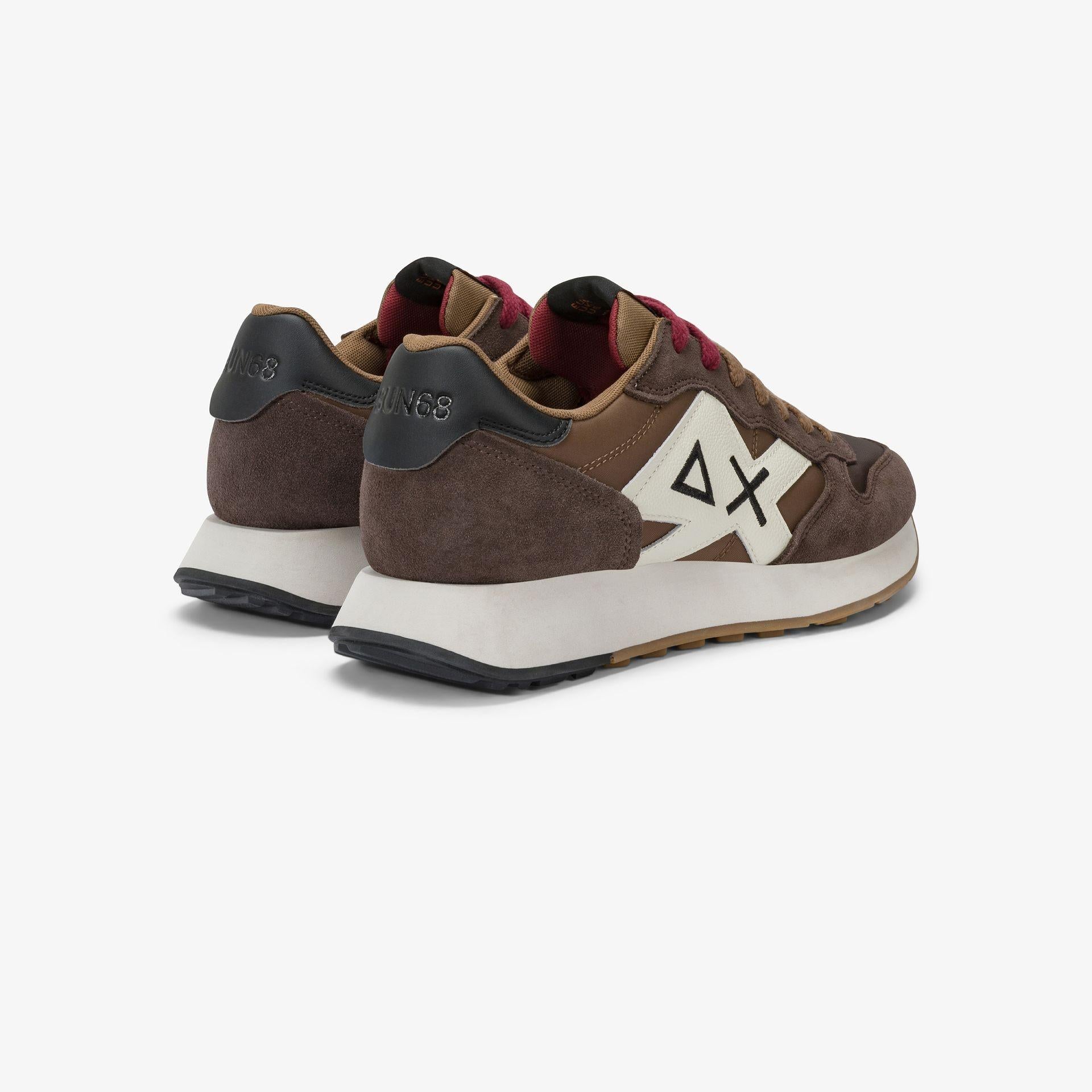 Sneaker Jaki Bicolor in nylon e suede Z45114 08 SUN68 SHOES 